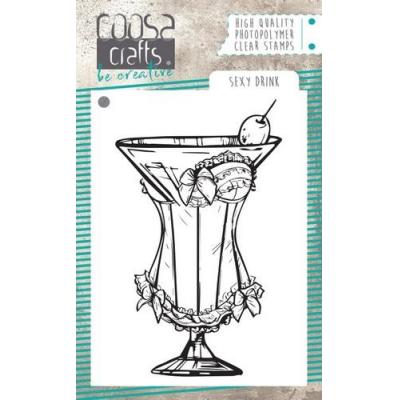 COOSA Crafts Clear Stamp - Sexy Drink